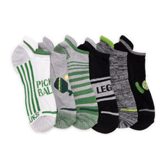 Men's 6 Pack Pickleball Ankle Socks