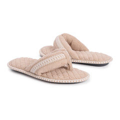 Women's Darlene Micro Chenille Thong Slippers