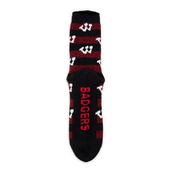Wisconsin Badgers GameDay Unisex Terry Loop Sock
