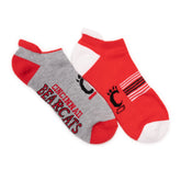 Cincinnati Bearcats GameDay Unisex Lowcut Socks 2 Pair Pack