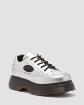 Buzz 5-Eye Metallic Leather Shoes