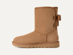 Short Bailey Leather Bow