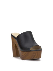 Shelbie Platform Slide in Black