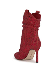 Evgena High Heel Boot Red Muse
