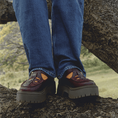 Women's Stone Street Platform Buckle Shoe