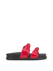Caralyna Flat Sandal in Poppy