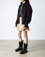 ANISTONE HI Leather Biker Boots