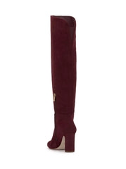 Sussta Over The Knee Boot in Dark Cherry
