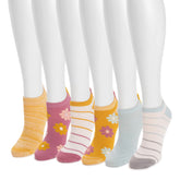 Women's 6 Pack 3D Tab Low-Cut Ankle Socks