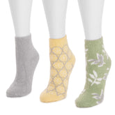 Women's 3 Pack Vitamin E Infused Crew Socks