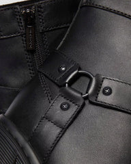 SPENCE HARNESS SENDAL LEATHER HEELED CHELSEA BOOTS