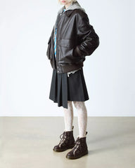 1460 Faux Fur Lined Lace-to-toe Leather Boots