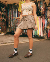 8065 Crazy Horse Leather Mary Jane Shoes