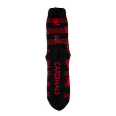 Louisville Cardinals GameDay Unisex Terry Loop Sock
