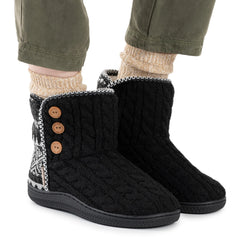 Women's Leann Button Bootie Slipper