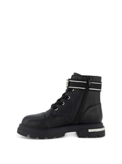 Little Girls' Rosa Brooch Boot in Black