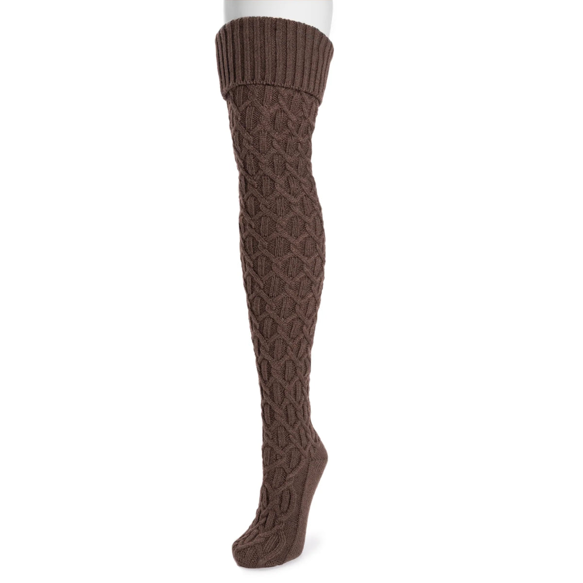 Women's Chunky Lattice-Cable Over the Knee Socks