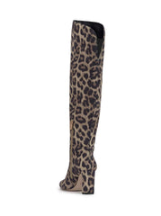 Sussta Over The Knee Boot in Leopard
