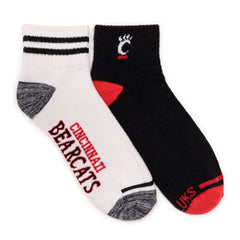 Cincinnati Bearcats GameDay Unisex Mini Crew Socks 2 Pack