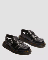 Jorge II Hardware Leather Mules