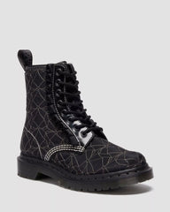 1460 FRILL Leather Lace Up Boots