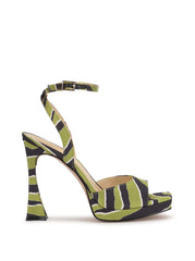Jixte High Heel in Meadow Green