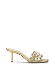 Cameleah Heeled Sandal in Soft Gold