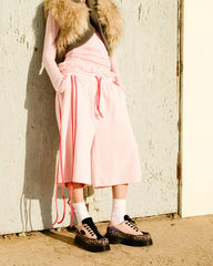 Buzz 5-Eye Leopard and Suede Shoes