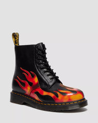 1460 PASCAL FLAME Arcadia Rub Off Leather Boots