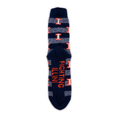 Illinois Fighting Illini GameDay Unisex Terry Loop Sock