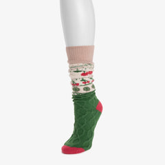 Women's Luxe Slouch Microfiber Fairisle Sock