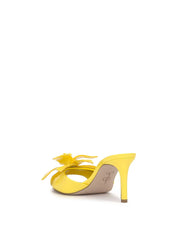 Percia Slip On Heel in Bright Yellow