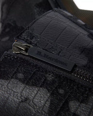 REJENA Hair On Croc Emboss Leather Boots