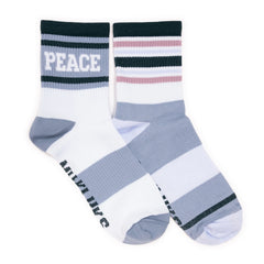 Women's Studio Socks - Quarter Crew Nylon Compression 2 Pack