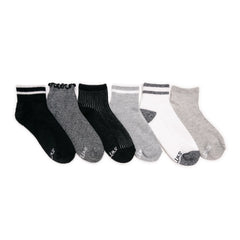 Women's 6 Pack Dream Step by Muk Luks Mini Crew Socks