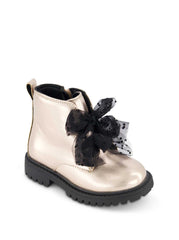 Toddler Daria Double Bow Boot in Champagne