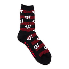 Wisconsin Badgers GameDay Unisex Terry Loop Sock