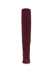 Sussta Over The Knee Boot in Dark Cherry