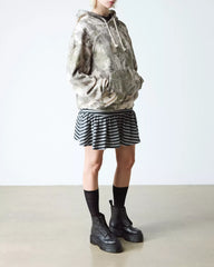 Sinclair Croc Emboss Leather Platform Boots