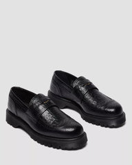 PENTON BROGUE Emboss Leather Loafers