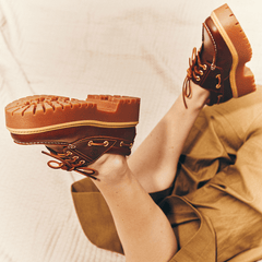 Women's Stone Street Platform Boat Shoe