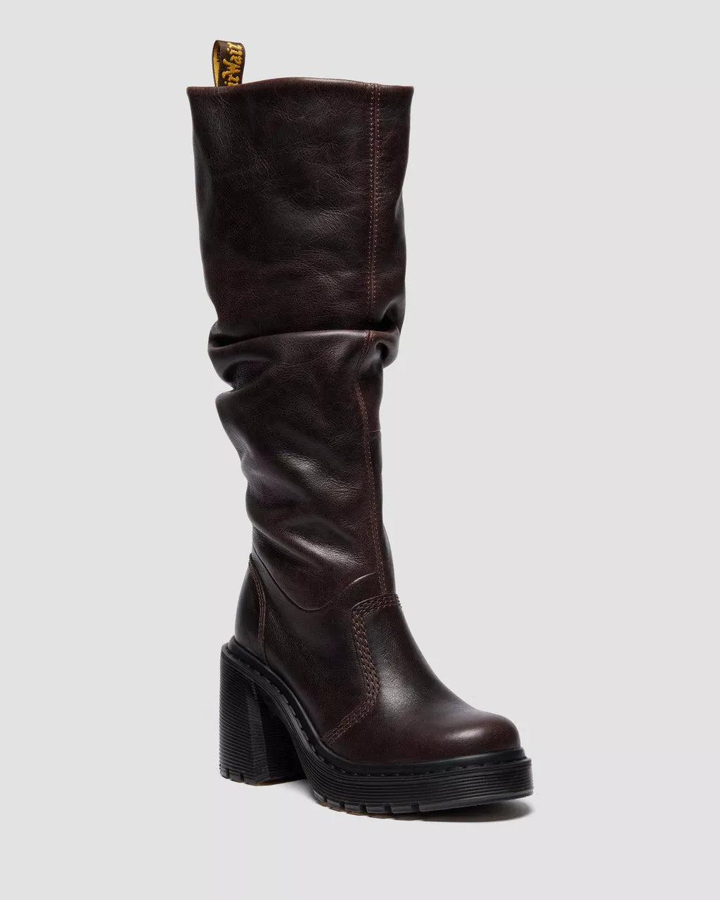 Kasey Kinsley Leather Knee High Heeled Boots