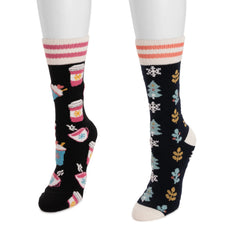 Women's Novelty Cozy Socks 2 Pack