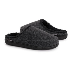 Men's Faux Wool Clog Slippers