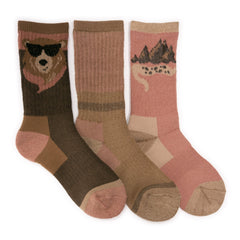 Women's 3 Pair Pack Heat Retainer Hiking Socks
