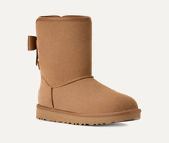 Short Bailey Leather Bow