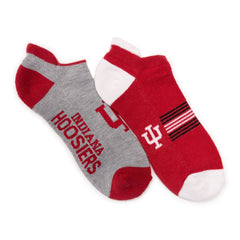 Indiana Hoosiers GameDay Unisex Lowcut Socks 2 Pair Pack