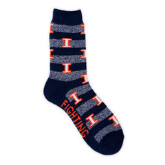 Illinois Fighting Illini GameDay Unisex Terry Loop Sock