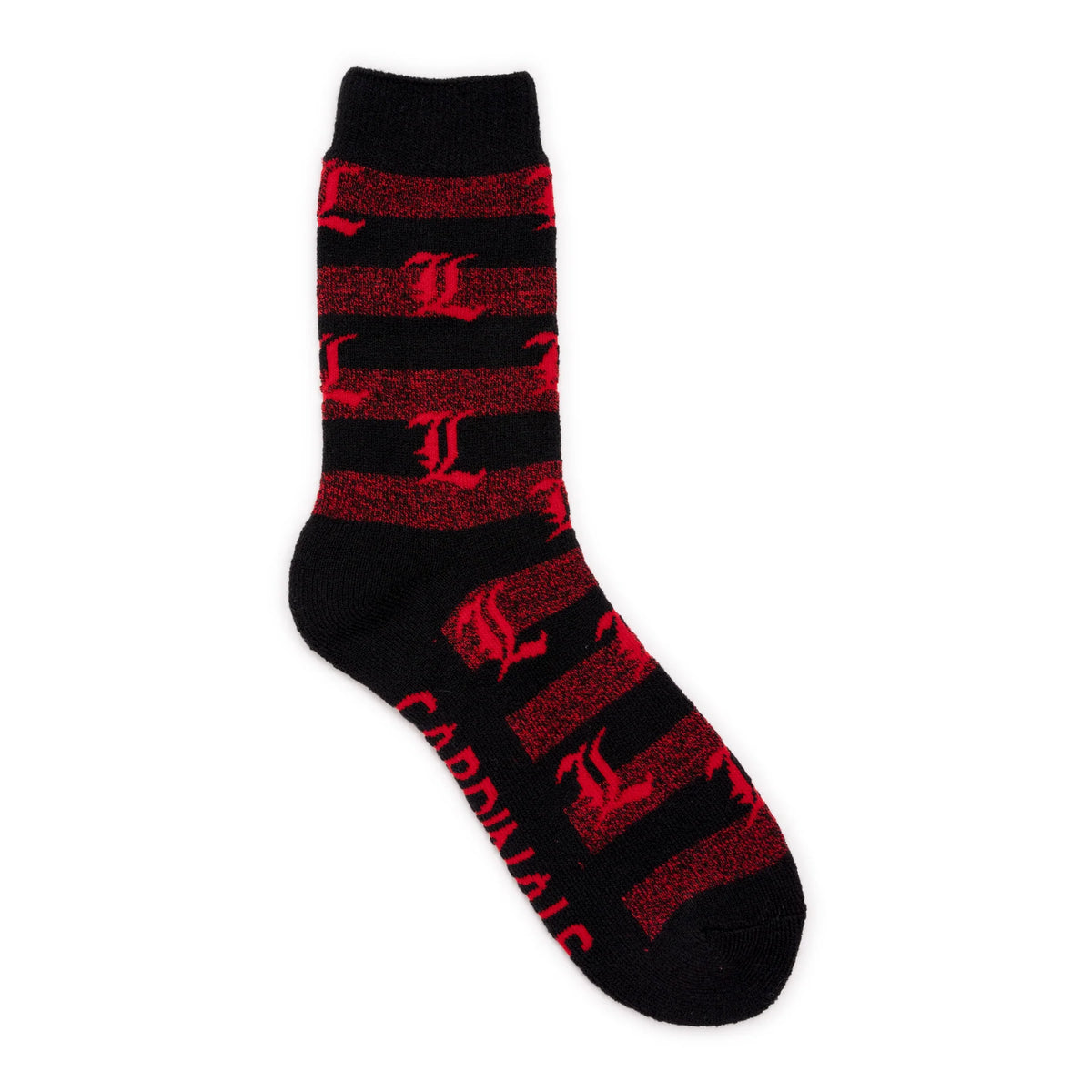 Louisville Cardinals GameDay Unisex Terry Loop Sock
