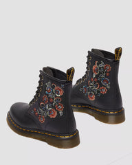 1460 VONDA TF Reclaimed Leather Floral Print Lace Up Boots